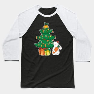 Bunny Christmas Tree Baseball T-Shirt